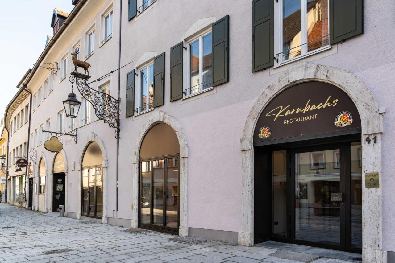 Hotel Goldener Hirsch Kaufbeuren Esterno foto