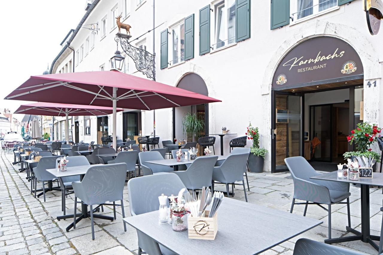 Hotel Goldener Hirsch Kaufbeuren Esterno foto