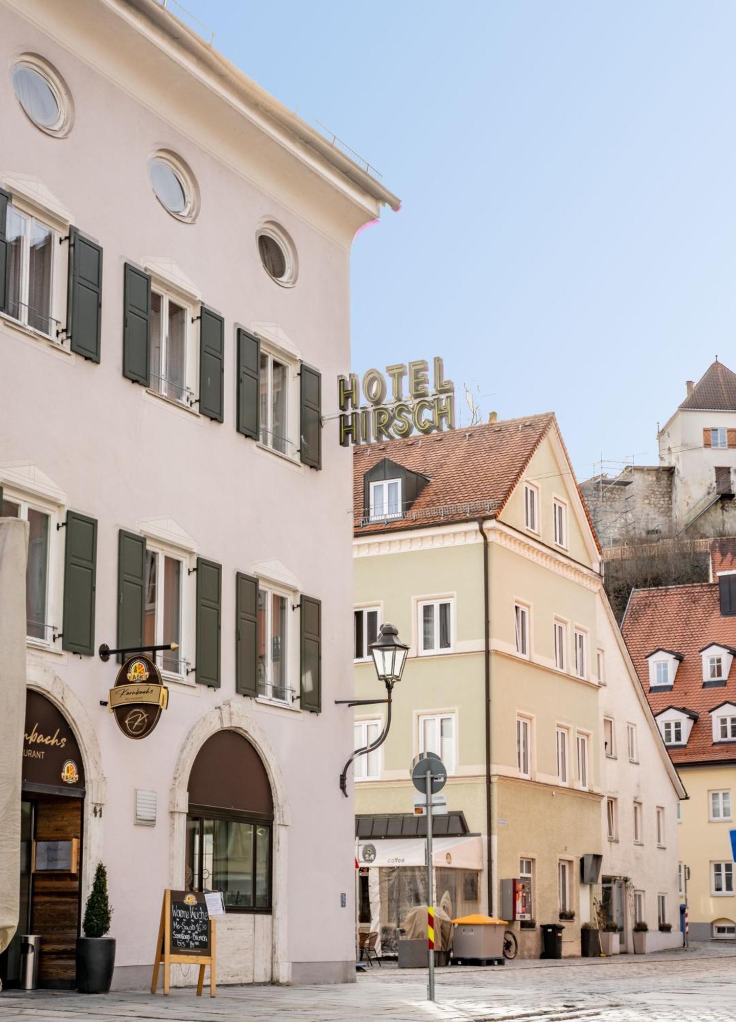 Hotel Goldener Hirsch Kaufbeuren Esterno foto